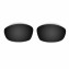 Hkuco Mens Replacement Lenses For Oakley Straight Jacket (2007) Black/Titanium Sunglasses